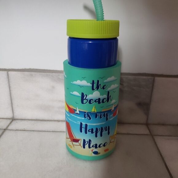 Cool Gear "The Beach is My Happy Place" Cup, 32 oz - Picture 1 of 10